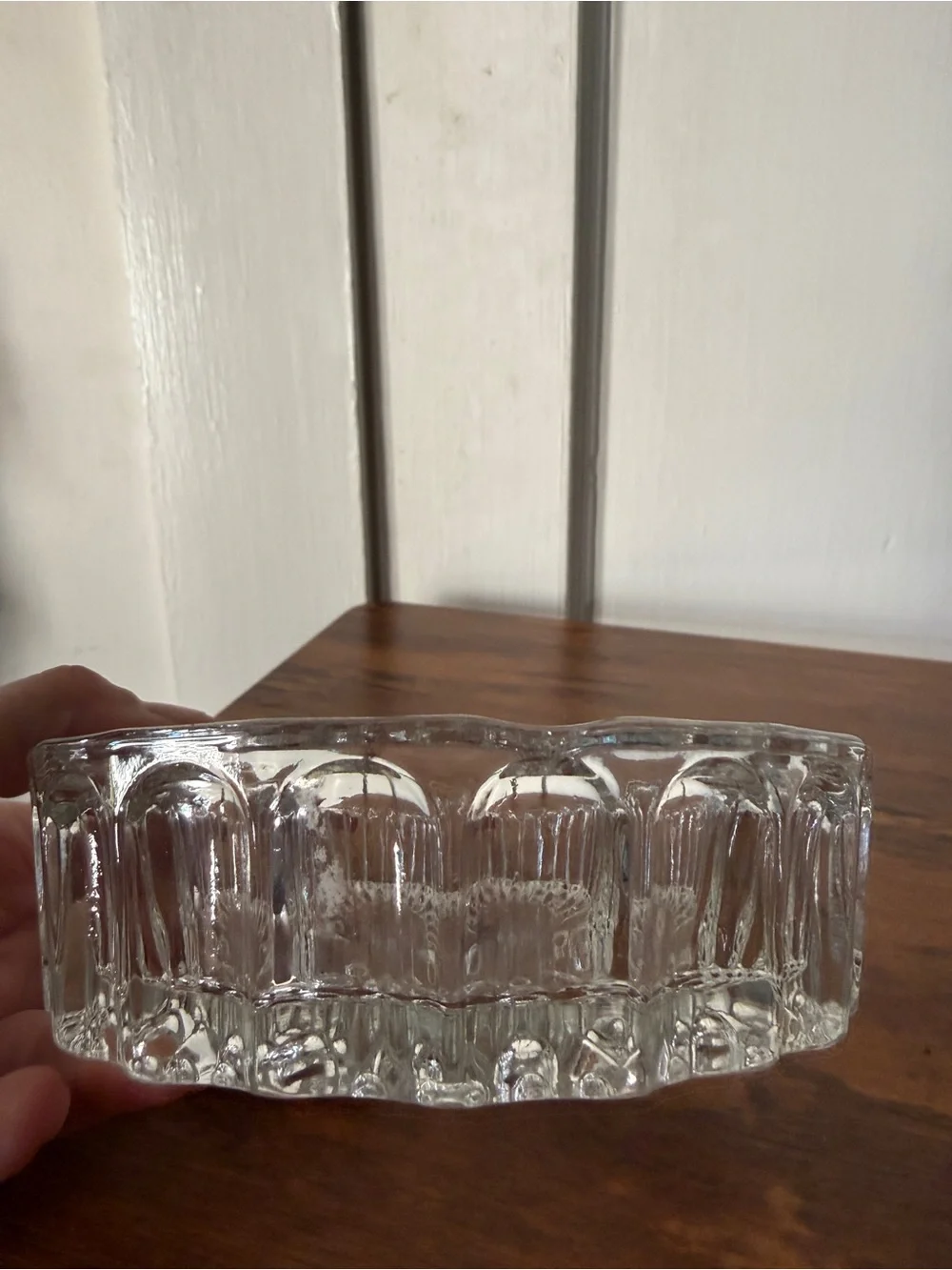 Clear Glass Decorative Bowl - Classic Clear vintage